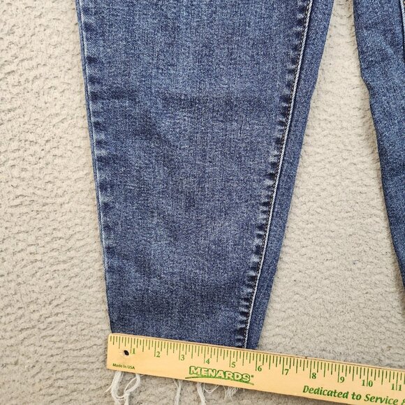 Levi's Silver Tab Jeans Women's 30 Mom Jean High Rise Cropped Blue Denim Pants - Picture 6 of 11